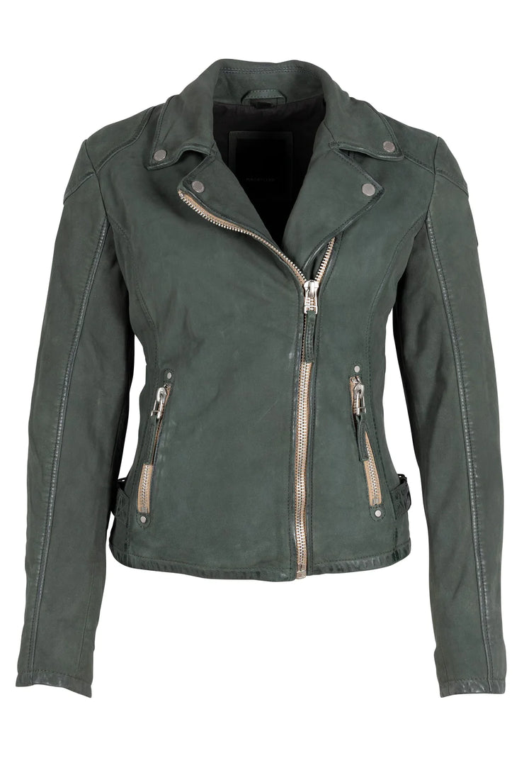 Karyn SAGE LEATHER JACKET - Bill Hallman- Inman Park