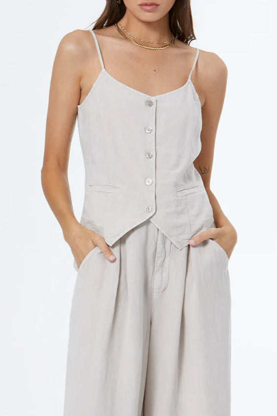 TATE LINEN TOP