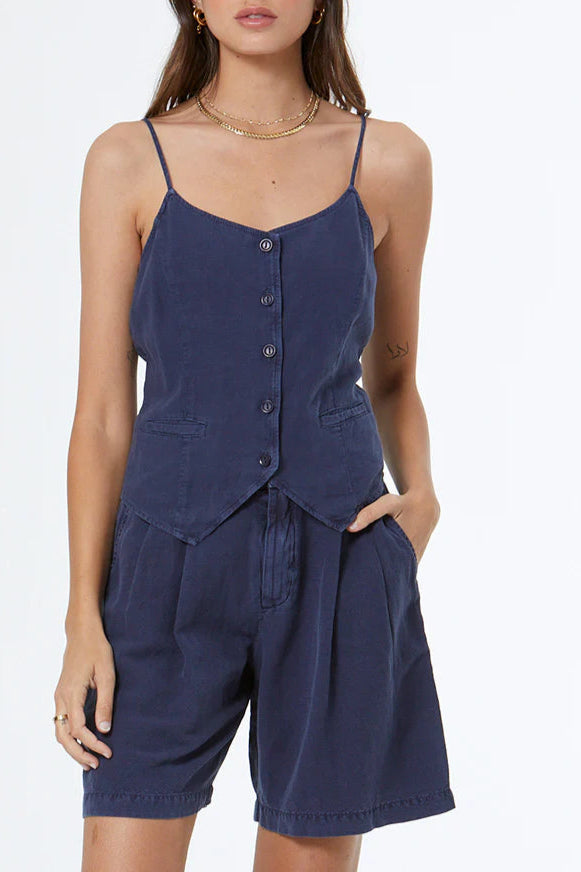 TATE LINEN TOP