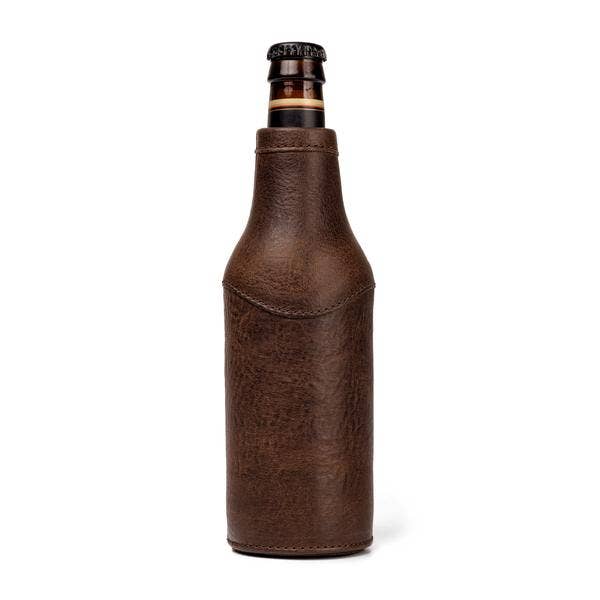 Campaign Leather Bottle Koozie - Bill Hallman- Inman Park