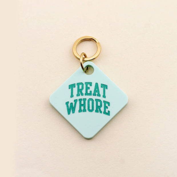 Freshwater Curated Goods - Treat Whore Pet Tag - Bill Hallman- Inman Park