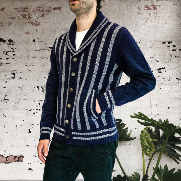 Billy the kid Cardigan Stripe Sweater - Bill Hallman- Inman Park