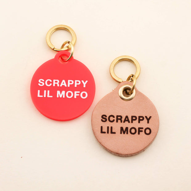 Freshwater Curated Goods - Scrappy Lil Mofo Pet Tag - Bill Hallman- Inman Park